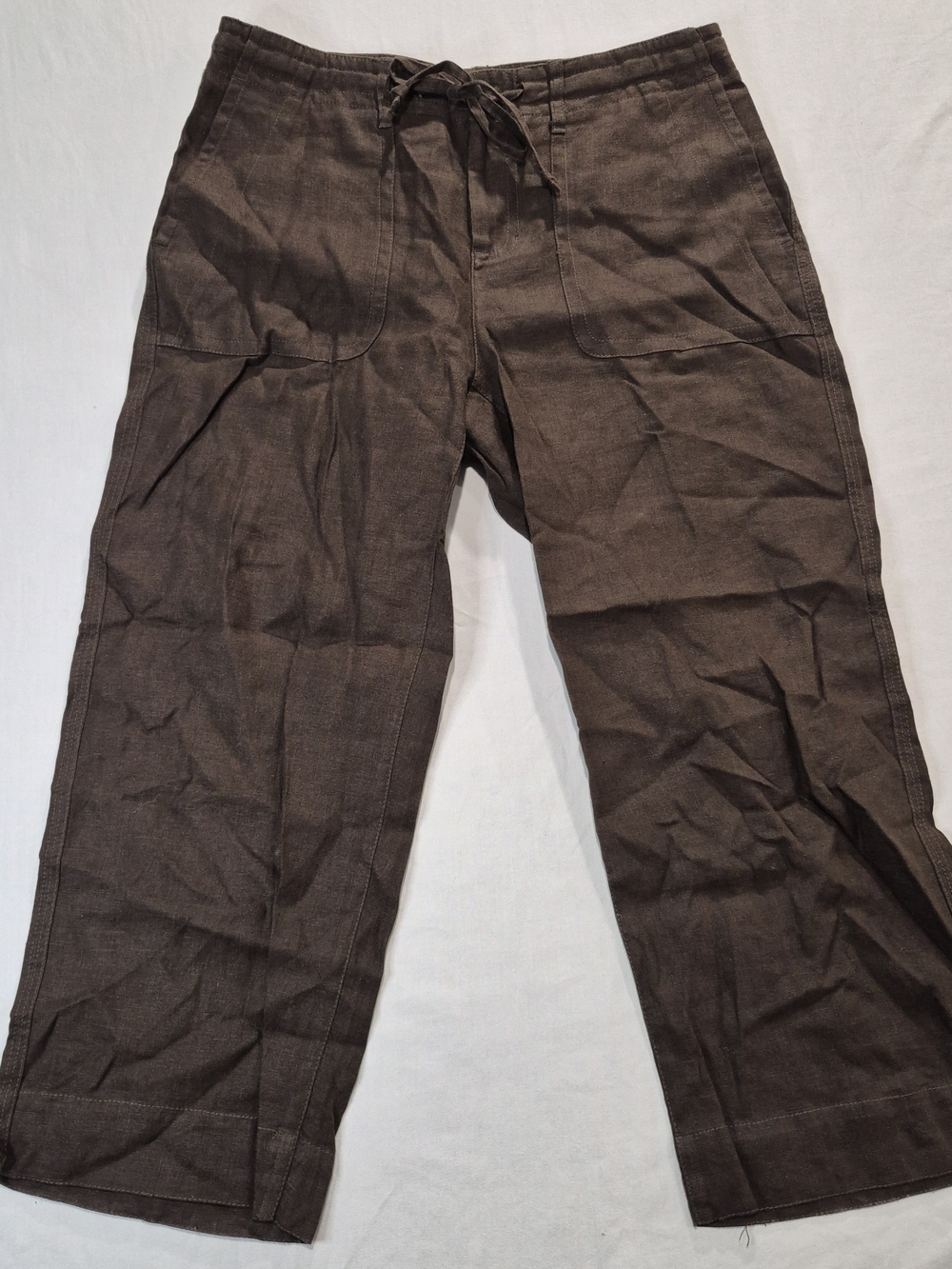 Liz Claiborne Women's Brown Drawstring Cargo Pants